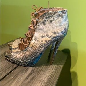 Zigi Soho Croc print heels